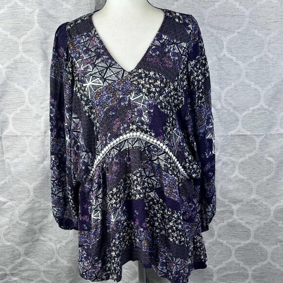 Weekend by Suzanne Betro Tunic – Size 1X - Picture 1 of 6